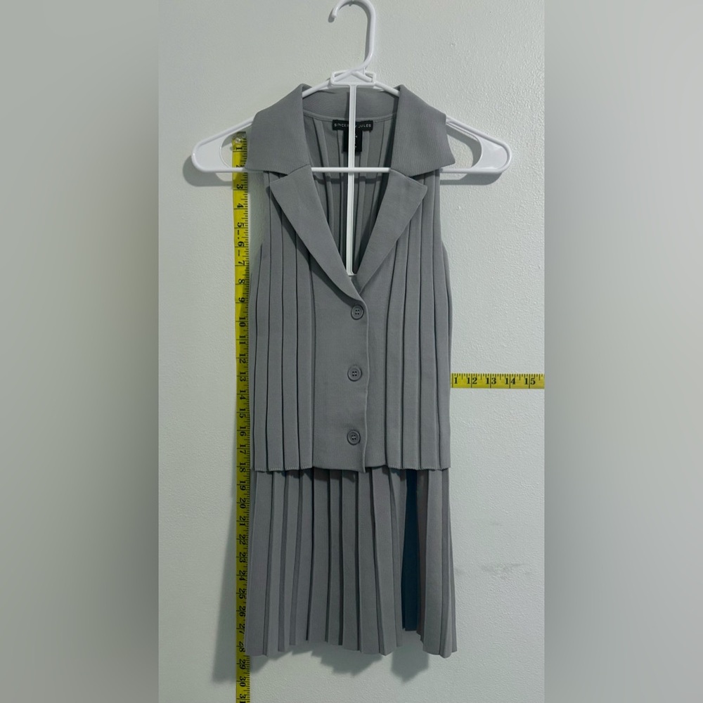 Sincerely Jewels two piece set, vest with tennis skirt Medium NWOT